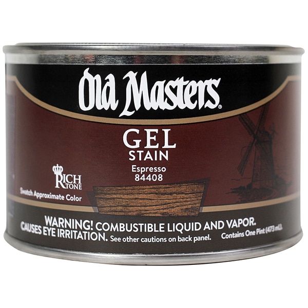 Old Masters 1 Pt Espresso Oil-Based Gel Stain 84408